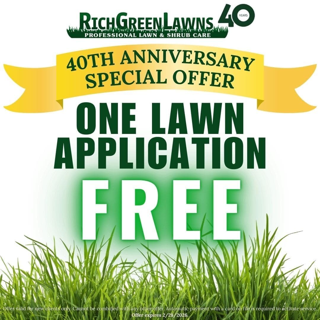 Rich Green Lawns 40th Year Website Promo